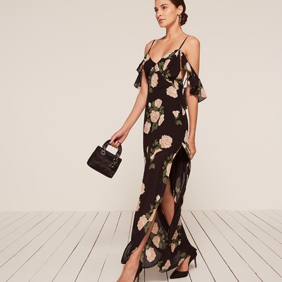 Reformation Ferrara Dress in Venus print - Picture 1 of 3